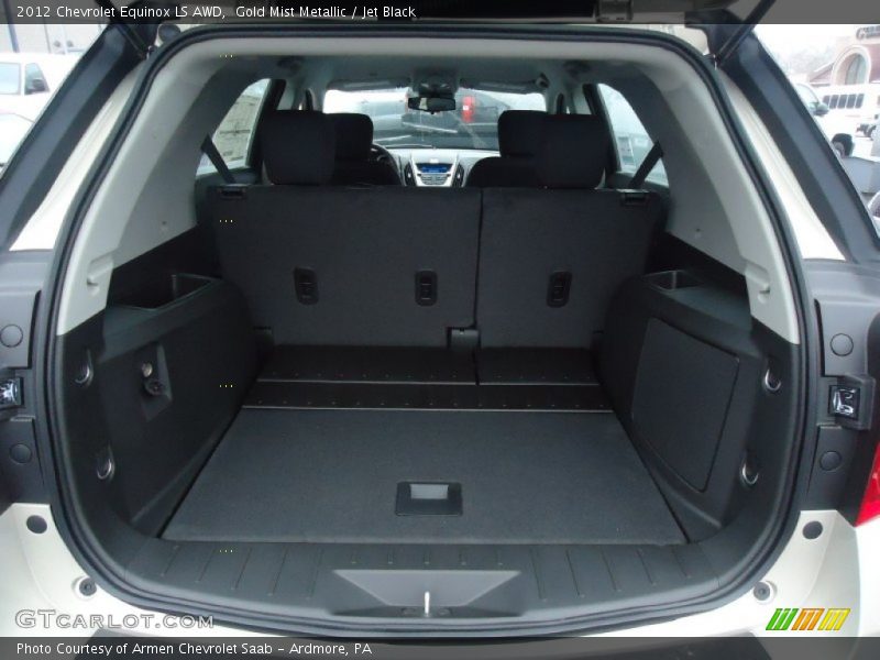 Gold Mist Metallic / Jet Black 2012 Chevrolet Equinox LS AWD