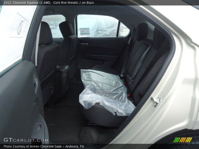 Gold Mist Metallic / Jet Black 2012 Chevrolet Equinox LS AWD