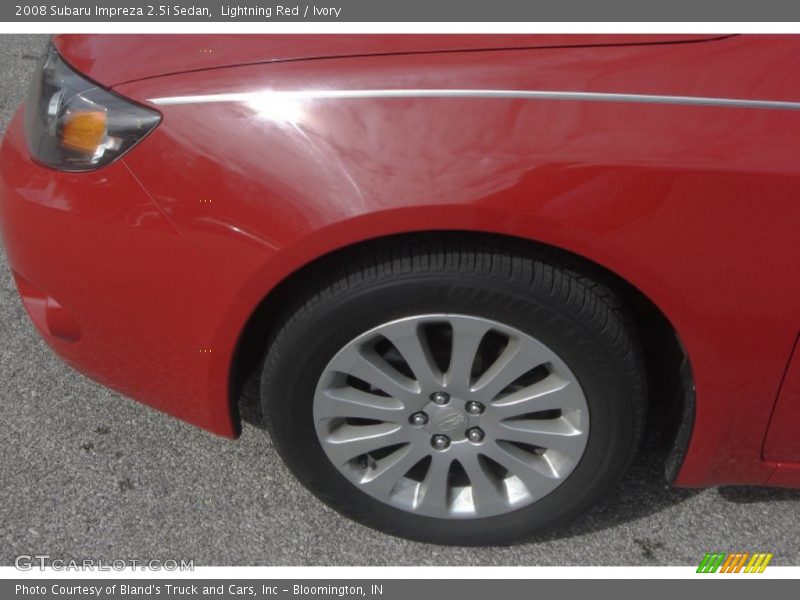 Lightning Red / Ivory 2008 Subaru Impreza 2.5i Sedan