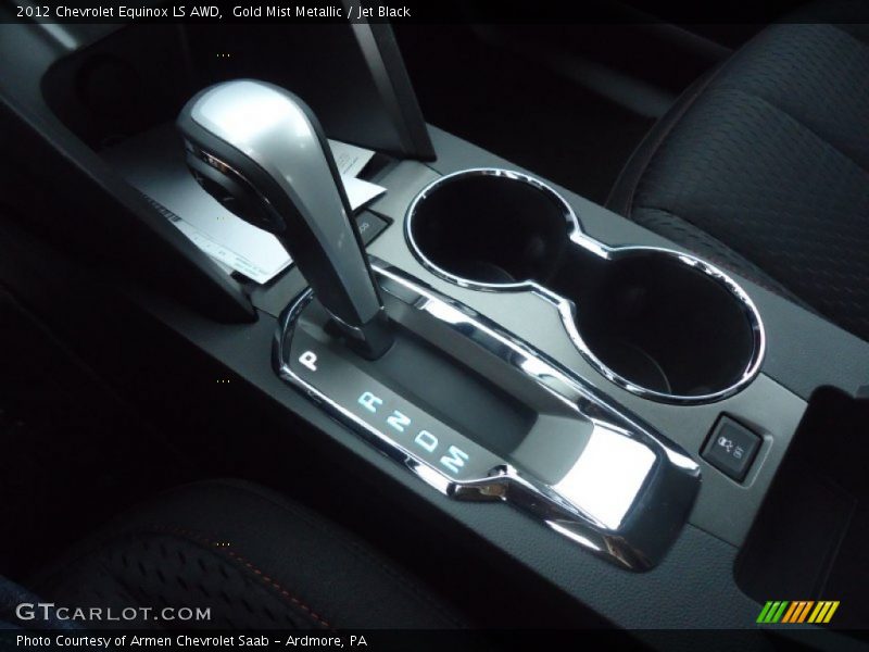 Gold Mist Metallic / Jet Black 2012 Chevrolet Equinox LS AWD