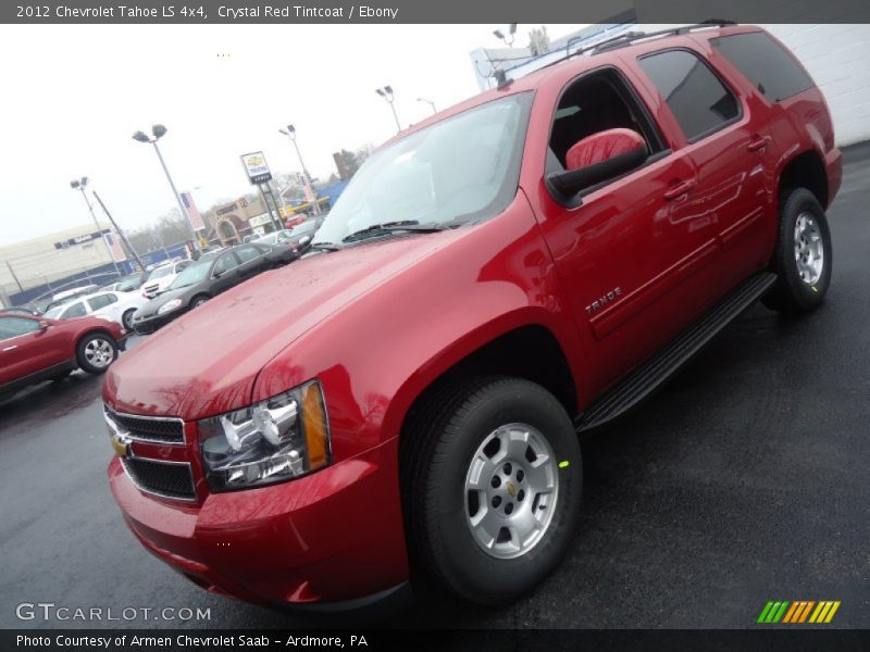 Crystal Red Tintcoat / Ebony 2012 Chevrolet Tahoe LS 4x4