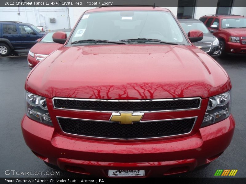 Crystal Red Tintcoat / Ebony 2012 Chevrolet Tahoe LS 4x4