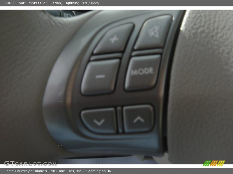 Lightning Red / Ivory 2008 Subaru Impreza 2.5i Sedan