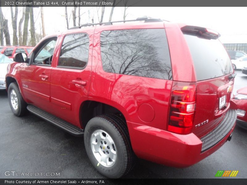 Crystal Red Tintcoat / Ebony 2012 Chevrolet Tahoe LS 4x4
