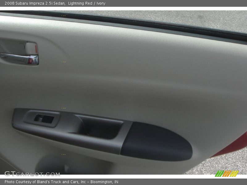 Lightning Red / Ivory 2008 Subaru Impreza 2.5i Sedan