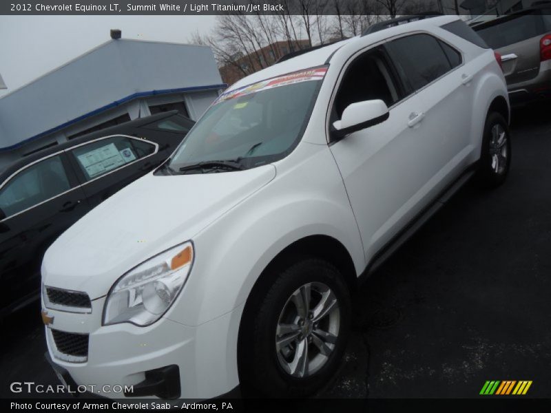 Summit White / Light Titanium/Jet Black 2012 Chevrolet Equinox LT