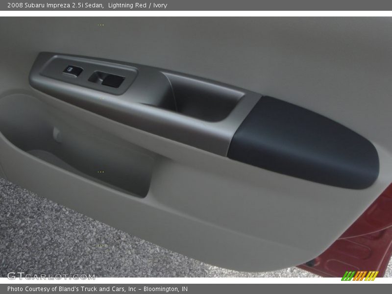 Lightning Red / Ivory 2008 Subaru Impreza 2.5i Sedan