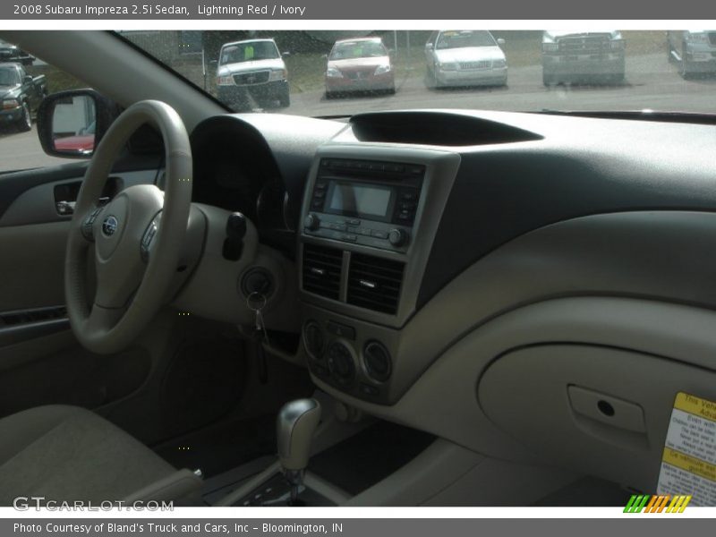 Lightning Red / Ivory 2008 Subaru Impreza 2.5i Sedan