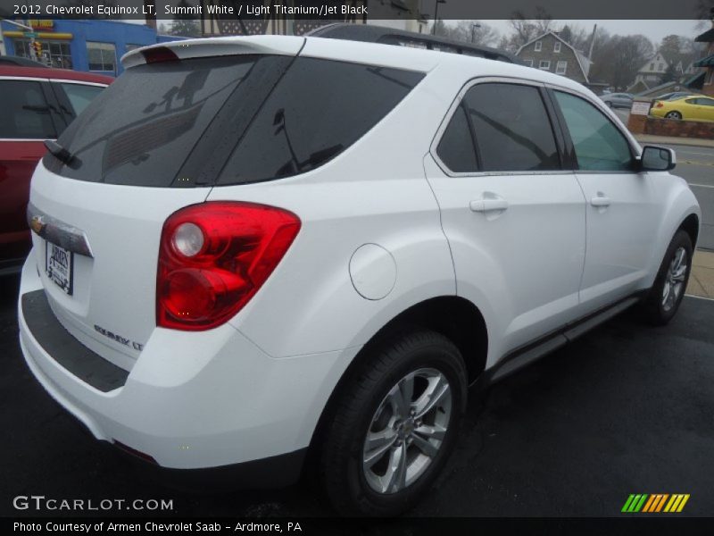 Summit White / Light Titanium/Jet Black 2012 Chevrolet Equinox LT
