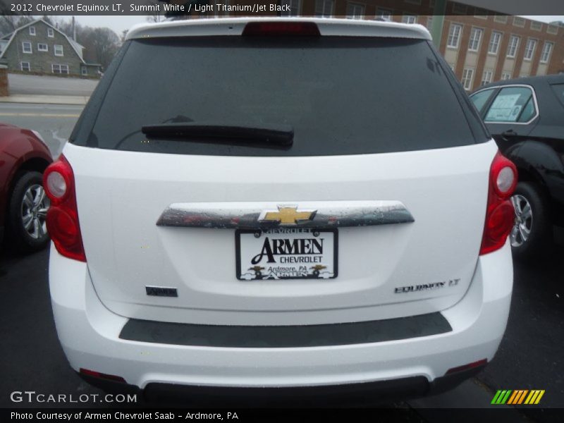 Summit White / Light Titanium/Jet Black 2012 Chevrolet Equinox LT