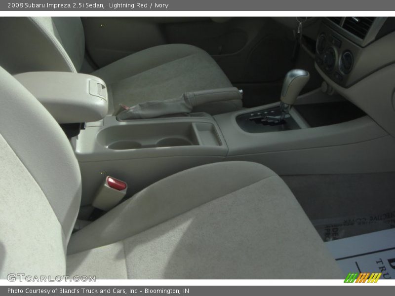 Lightning Red / Ivory 2008 Subaru Impreza 2.5i Sedan