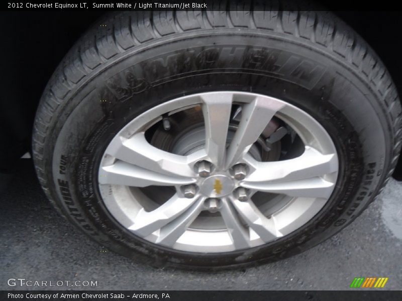 Summit White / Light Titanium/Jet Black 2012 Chevrolet Equinox LT