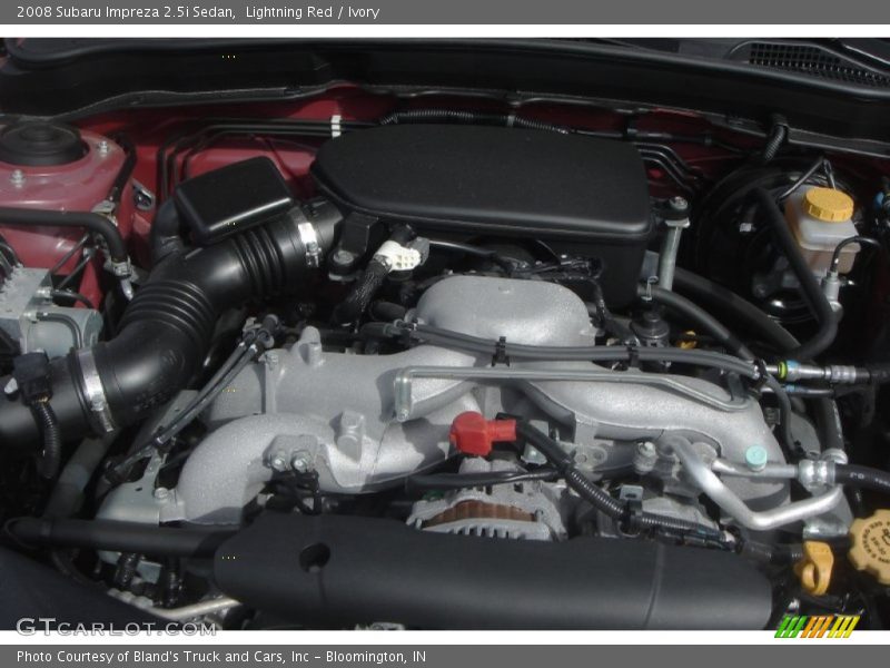 Lightning Red / Ivory 2008 Subaru Impreza 2.5i Sedan
