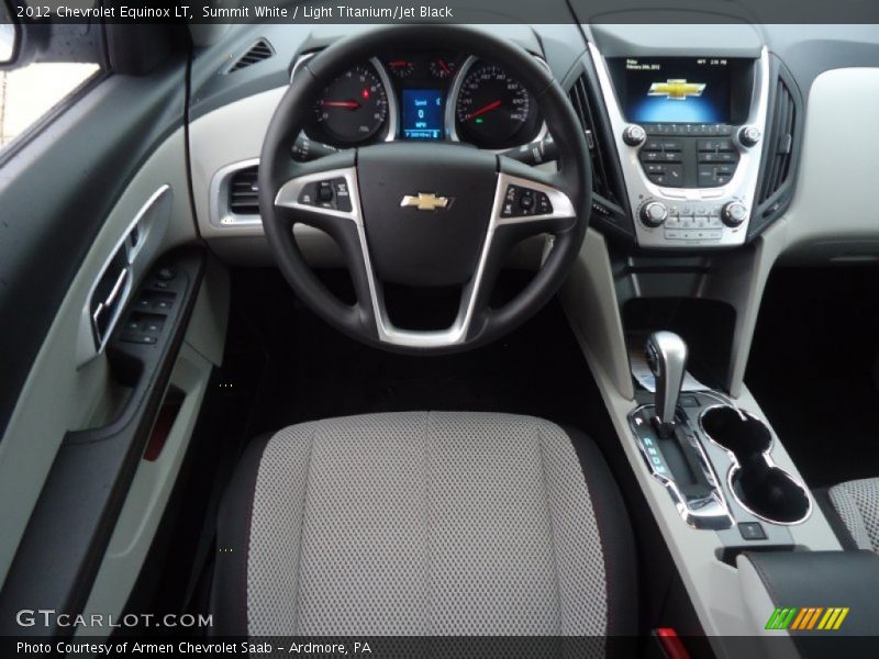 Summit White / Light Titanium/Jet Black 2012 Chevrolet Equinox LT