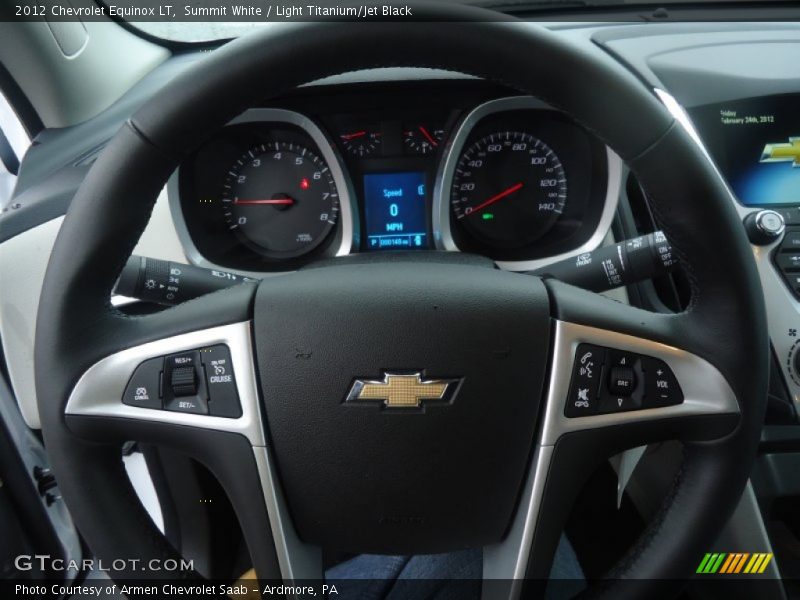 Summit White / Light Titanium/Jet Black 2012 Chevrolet Equinox LT