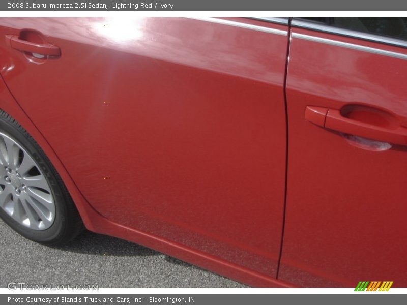 Lightning Red / Ivory 2008 Subaru Impreza 2.5i Sedan