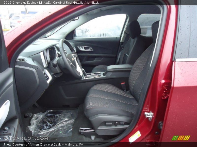 Cardinal Red Metallic / Jet Black 2012 Chevrolet Equinox LT AWD