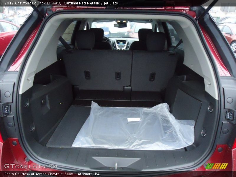 Cardinal Red Metallic / Jet Black 2012 Chevrolet Equinox LT AWD
