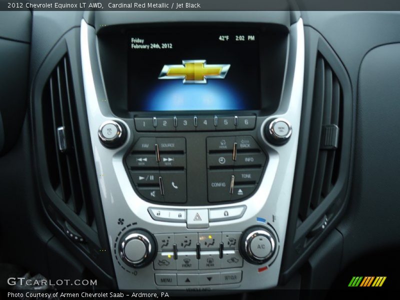 Cardinal Red Metallic / Jet Black 2012 Chevrolet Equinox LT AWD