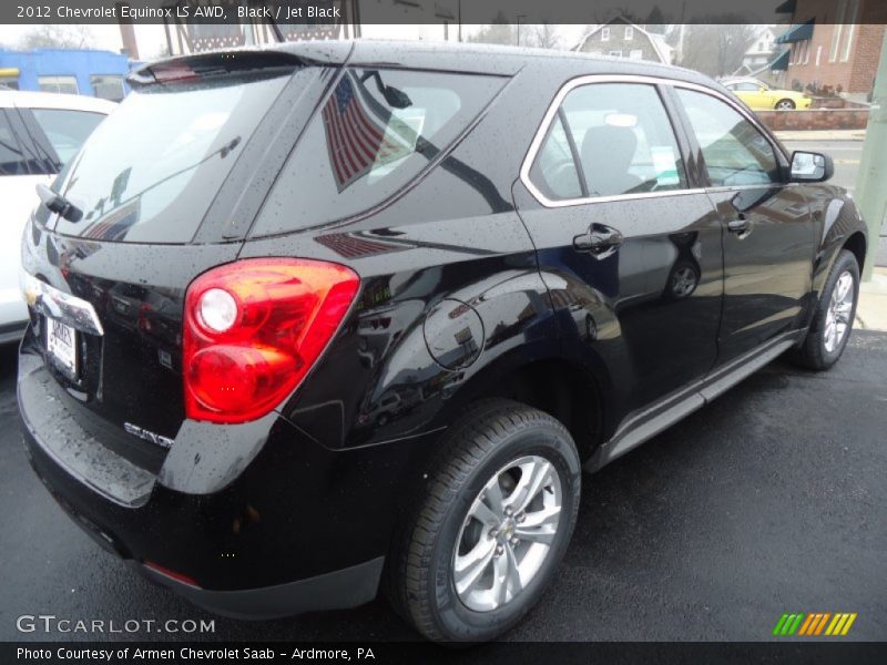 Black / Jet Black 2012 Chevrolet Equinox LS AWD