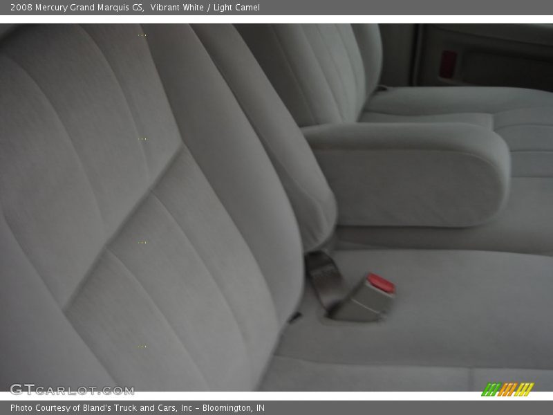 Vibrant White / Light Camel 2008 Mercury Grand Marquis GS