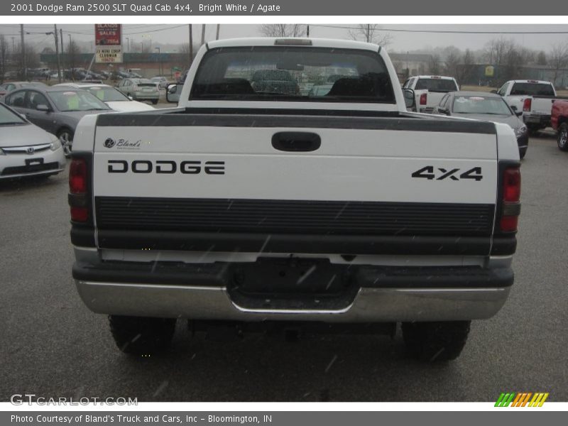 Bright White / Agate 2001 Dodge Ram 2500 SLT Quad Cab 4x4