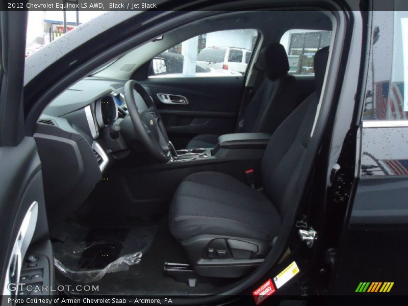 Black / Jet Black 2012 Chevrolet Equinox LS AWD