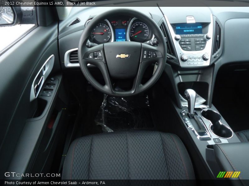 Black / Jet Black 2012 Chevrolet Equinox LS AWD