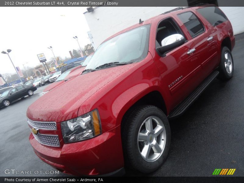 Crystal Red Tintcoat / Ebony 2012 Chevrolet Suburban LT 4x4