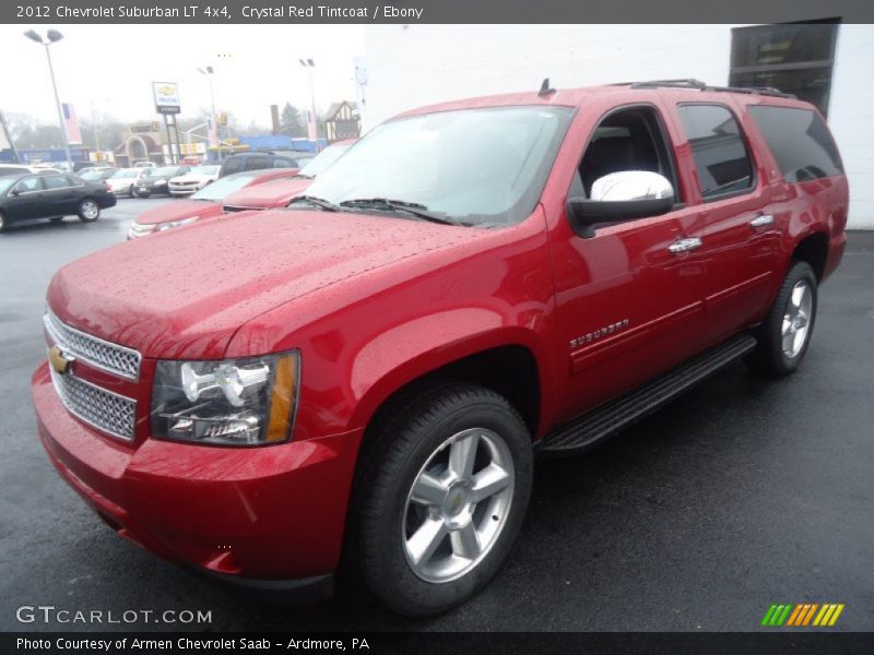 Crystal Red Tintcoat / Ebony 2012 Chevrolet Suburban LT 4x4