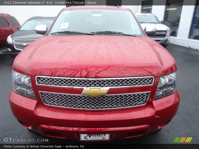 Crystal Red Tintcoat / Ebony 2012 Chevrolet Suburban LT 4x4