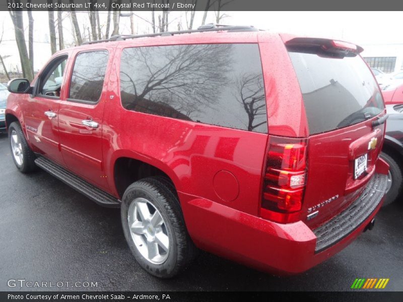 Crystal Red Tintcoat / Ebony 2012 Chevrolet Suburban LT 4x4