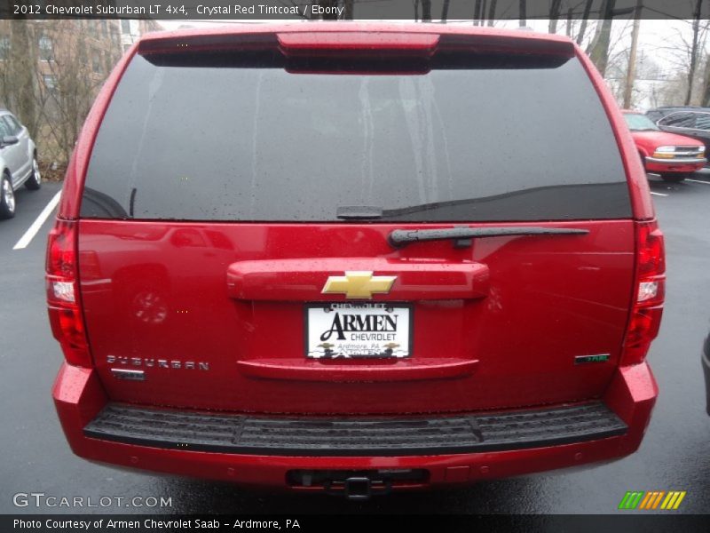 Crystal Red Tintcoat / Ebony 2012 Chevrolet Suburban LT 4x4