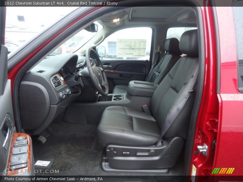 Crystal Red Tintcoat / Ebony 2012 Chevrolet Suburban LT 4x4