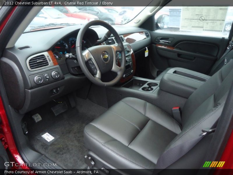 Crystal Red Tintcoat / Ebony 2012 Chevrolet Suburban LT 4x4