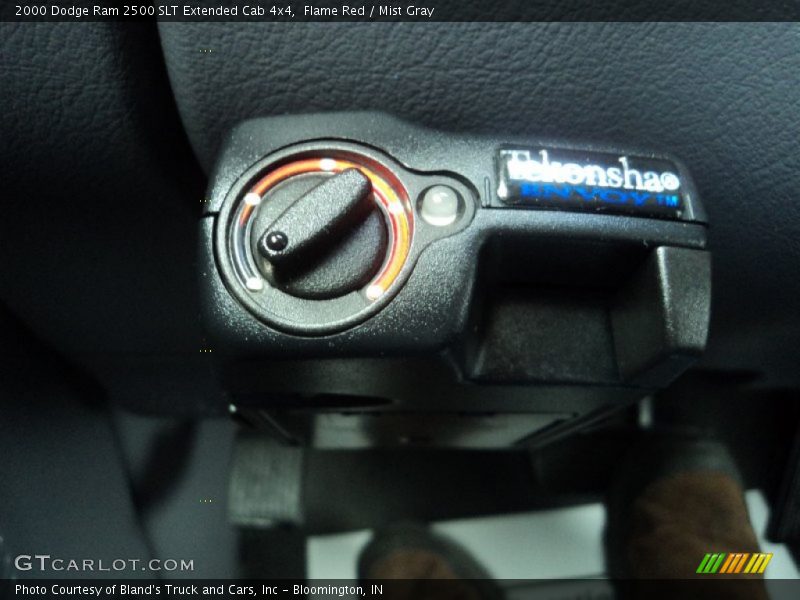 Flame Red / Mist Gray 2000 Dodge Ram 2500 SLT Extended Cab 4x4
