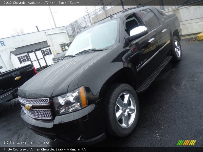 Black / Ebony 2012 Chevrolet Avalanche LTZ 4x4