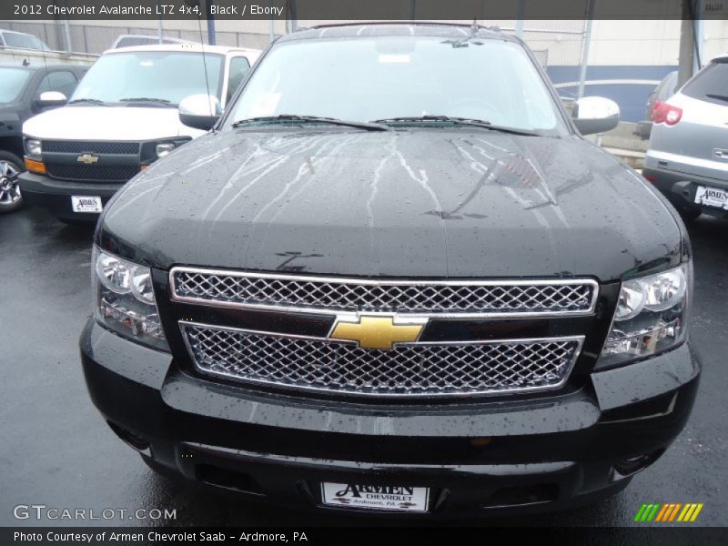 Black / Ebony 2012 Chevrolet Avalanche LTZ 4x4