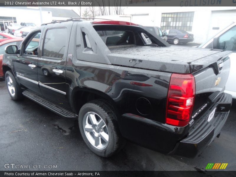 Black / Ebony 2012 Chevrolet Avalanche LTZ 4x4