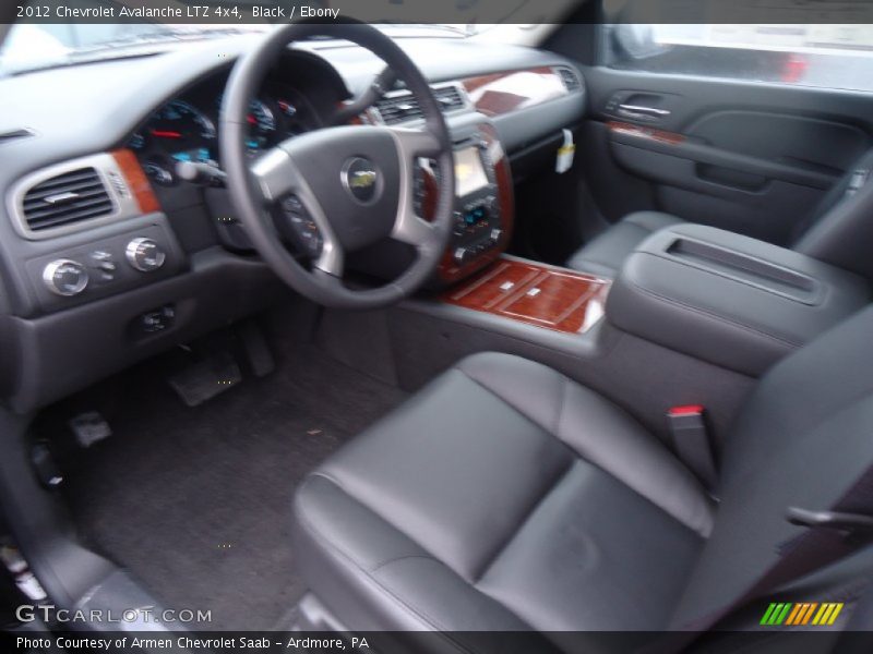 Black / Ebony 2012 Chevrolet Avalanche LTZ 4x4