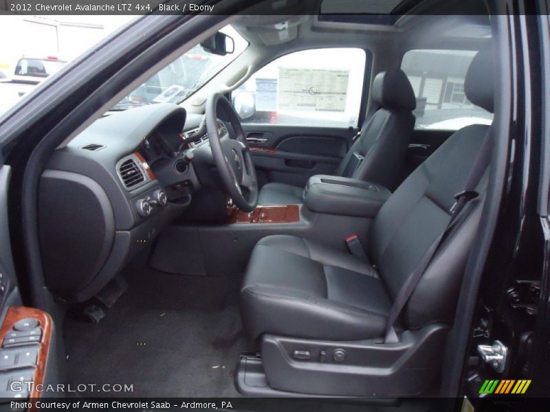 Black / Ebony 2012 Chevrolet Avalanche LTZ 4x4