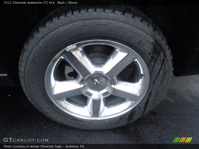 Black / Ebony 2012 Chevrolet Avalanche LTZ 4x4