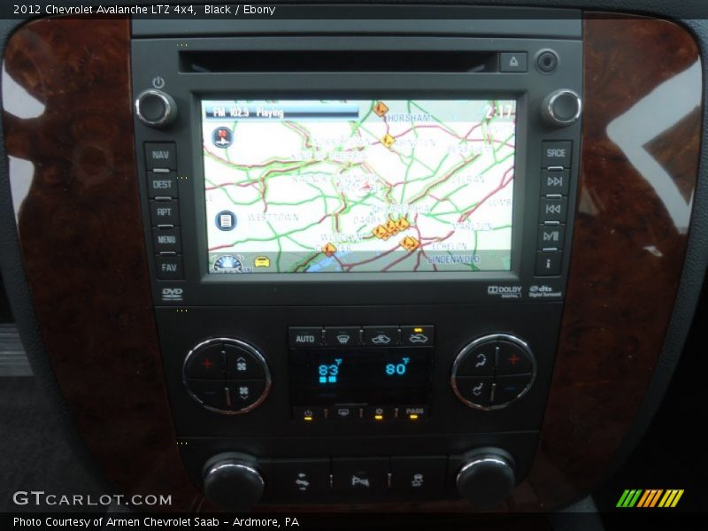 Black / Ebony 2012 Chevrolet Avalanche LTZ 4x4