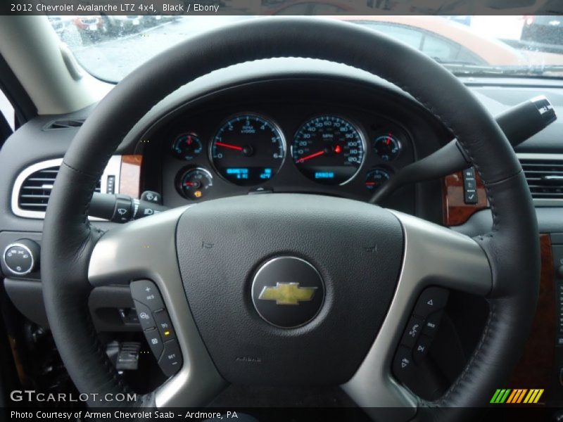Black / Ebony 2012 Chevrolet Avalanche LTZ 4x4