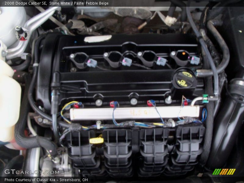 Stone White / Pastel Pebble Beige 2008 Dodge Caliber SE