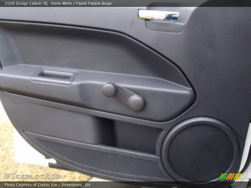 Stone White / Pastel Pebble Beige 2008 Dodge Caliber SE