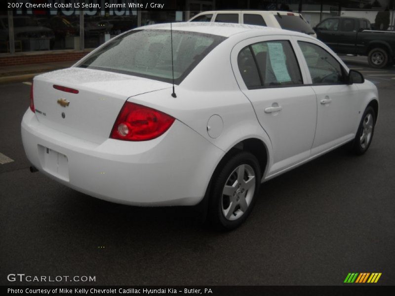 Summit White / Gray 2007 Chevrolet Cobalt LS Sedan