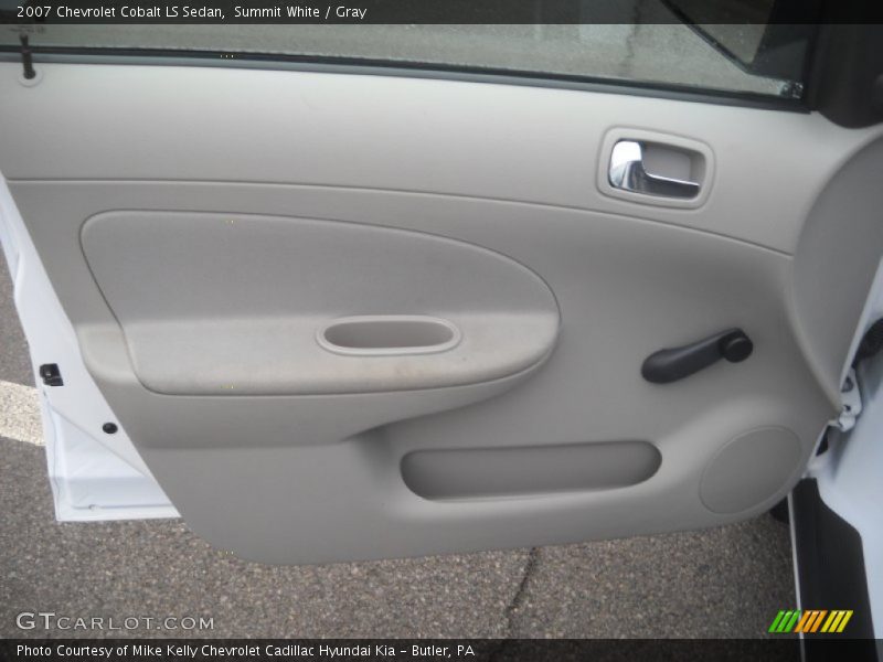Summit White / Gray 2007 Chevrolet Cobalt LS Sedan