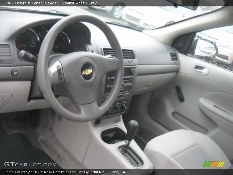 Summit White / Gray 2007 Chevrolet Cobalt LS Sedan