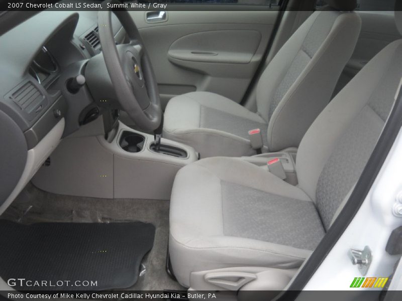 Summit White / Gray 2007 Chevrolet Cobalt LS Sedan